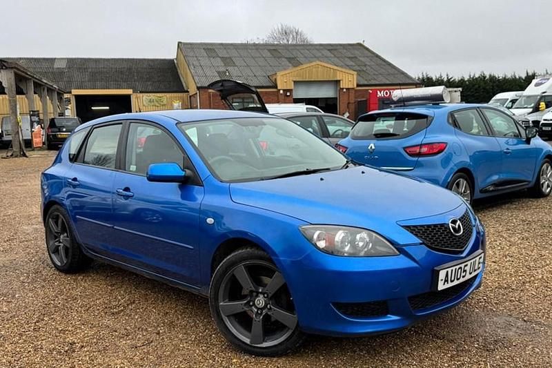 Used Mazda 3 105 HP (77 kW) 2005 Blue Hatchback