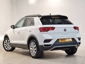 Used VW T-Roc Design 115 HP (84 kW) 2019 White SUV