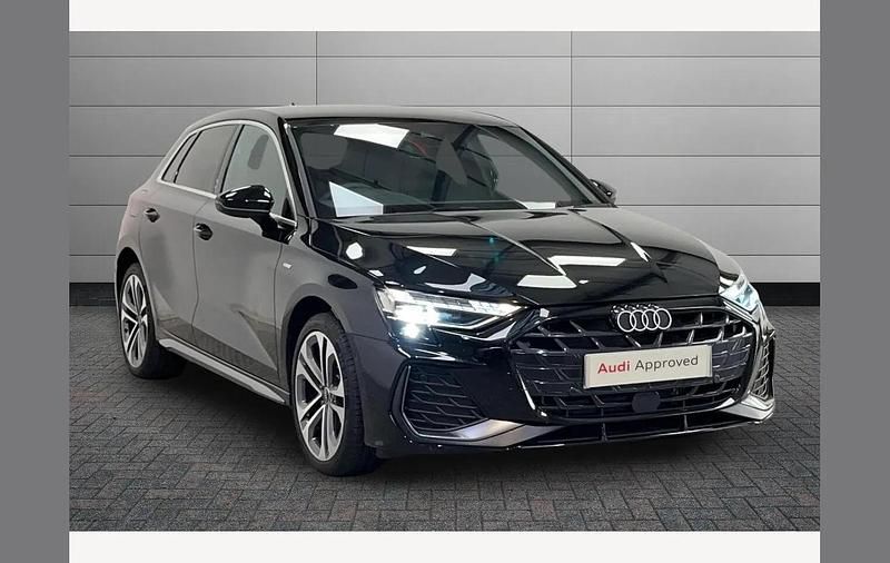 Black Used 2025 Audi A3 e-tron S-Line Hatchback | £26,990 (Super price) - Image 1/4