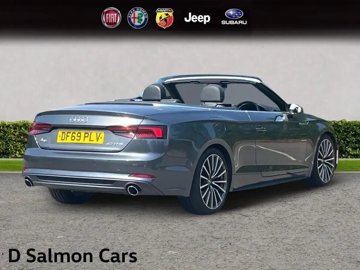 Used Audi A5 Cabriolet S-Line 187 HP (137 kW) 2019 Grey Cabriolet
