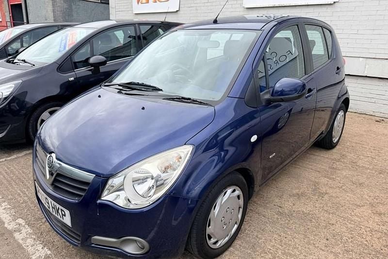 Used Vauxhall Agila Club 85 HP (62 kW) 2009 Blue MPV