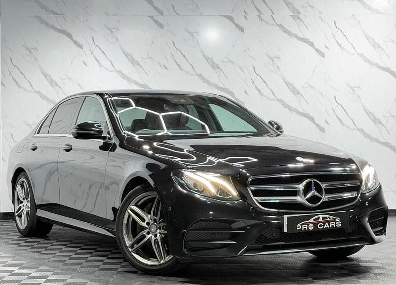 Used Mercedes E220 AMG line 2016 Black Sedan