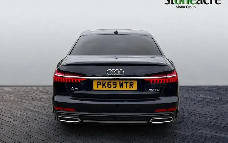 Used Audi A6 S-Line 204 HP (150 kW) 2021 Blue Sedan