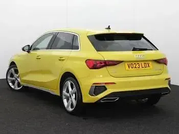 Used Audi A3 e-tron S-Line 204 HP (150 kW) 2023 Yellow Hatchback