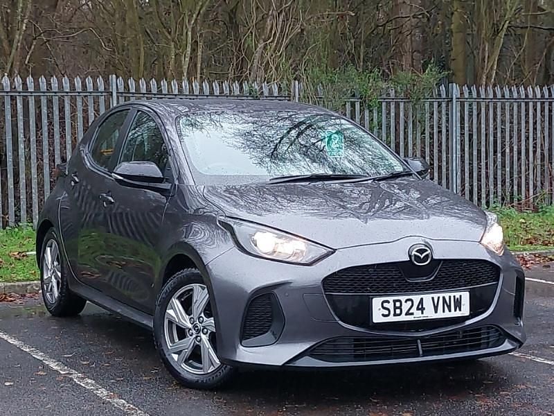 Grey Used 2024 Mazda 2 Exclusive-Line Hatchback | £15,298 (Fair price) - Image 1/4