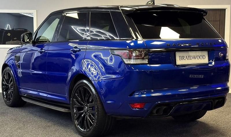 Used Land Rover Range Rover Sport SVR 550 HP (404 kW) 2017 Blue SUV