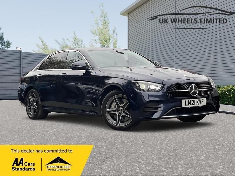 Blue Used 2021 Mercedes E300 AMG line Sedan | £24,990 (Fair price) - Image 1/3