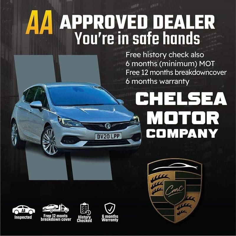 Used Vauxhall Astra SRi 122 HP (89 kW) 2020 Silver Hatchback