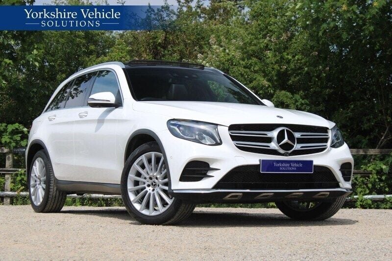White Used 2018 Mercedes GLC250 AMG line Estate | £22,250 (Fair price) - Image 1/4