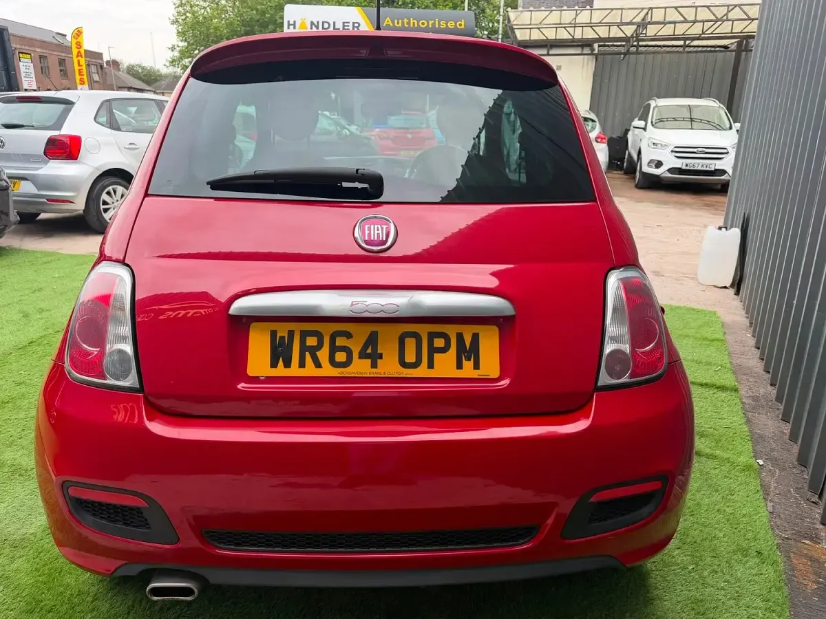 Used Fiat 500 S 69 HP (50 kW) 2014 Red Hatchback