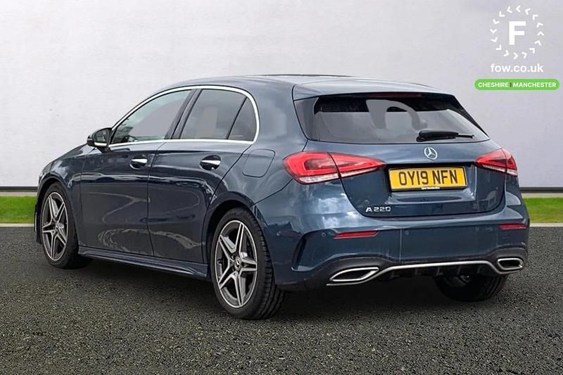 Used Mercedes A180 Active 136 HP (100 kW) 2019 Blue Hatchback