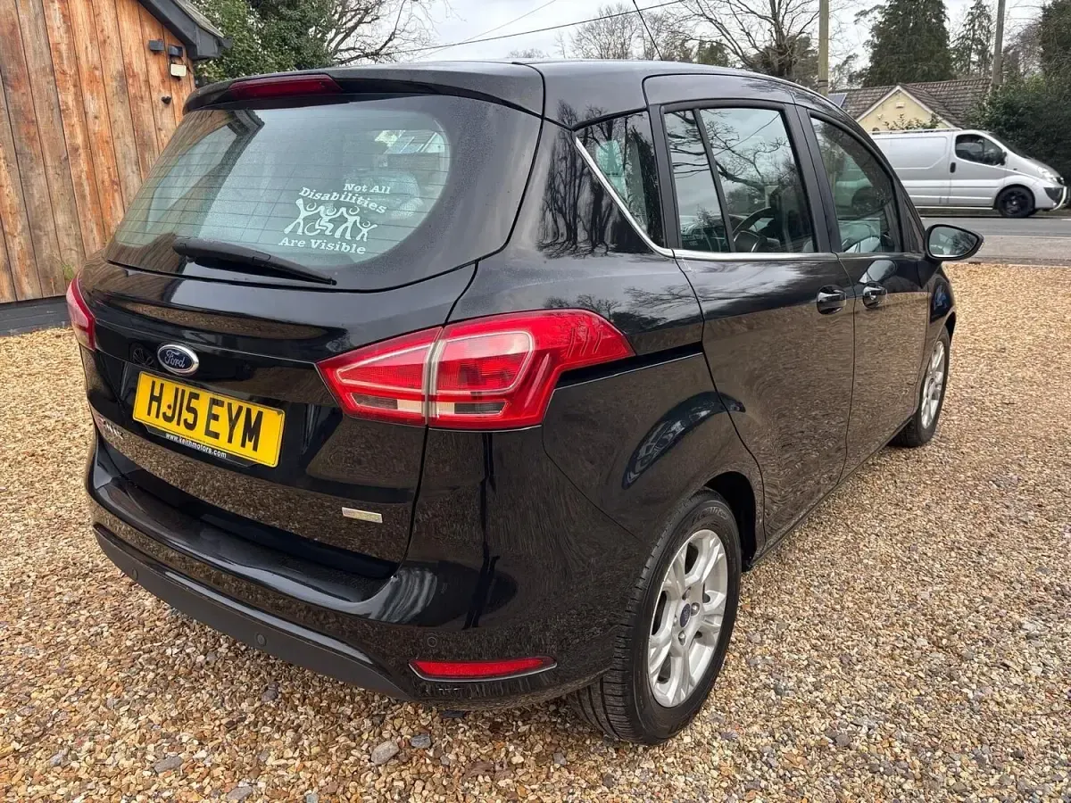Used Ford B-MAX Zetec 100 HP (73 kW) 2014 Black MPV