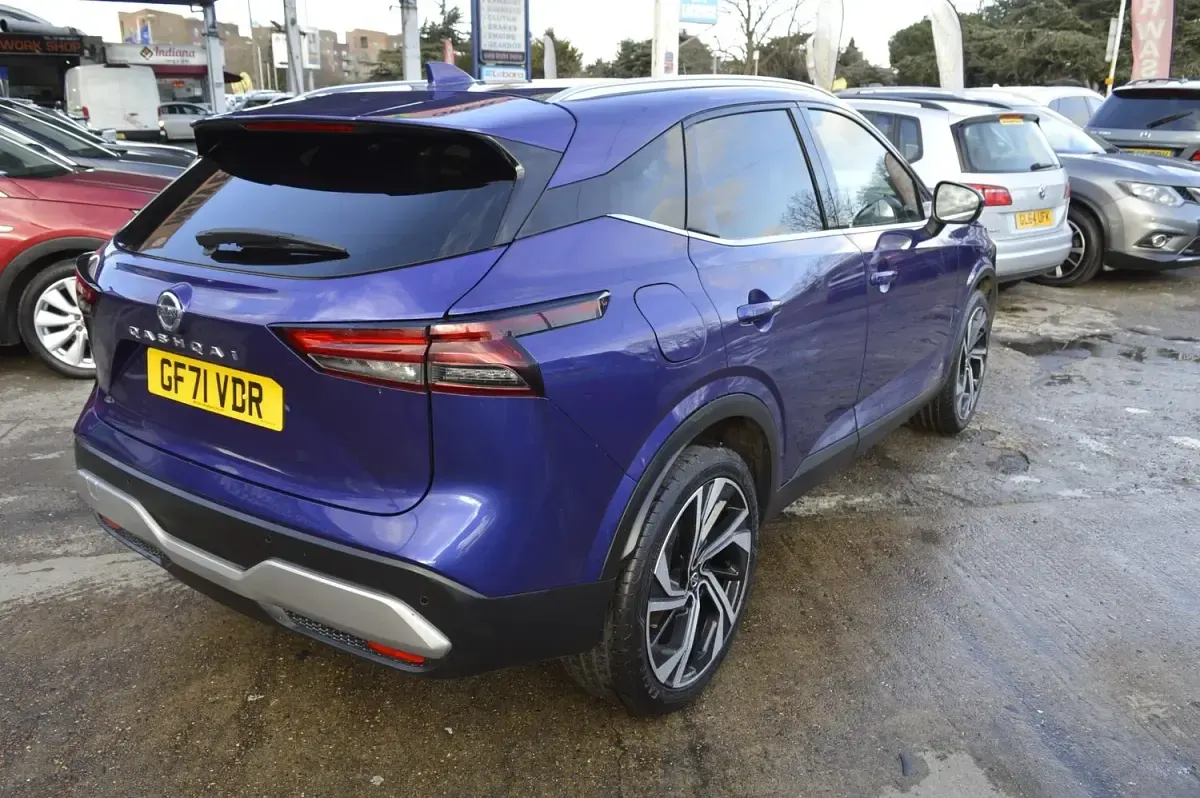 Used Nissan Qashqai Tekna+ 160 HP (117 kW) 2021 Blue SUV