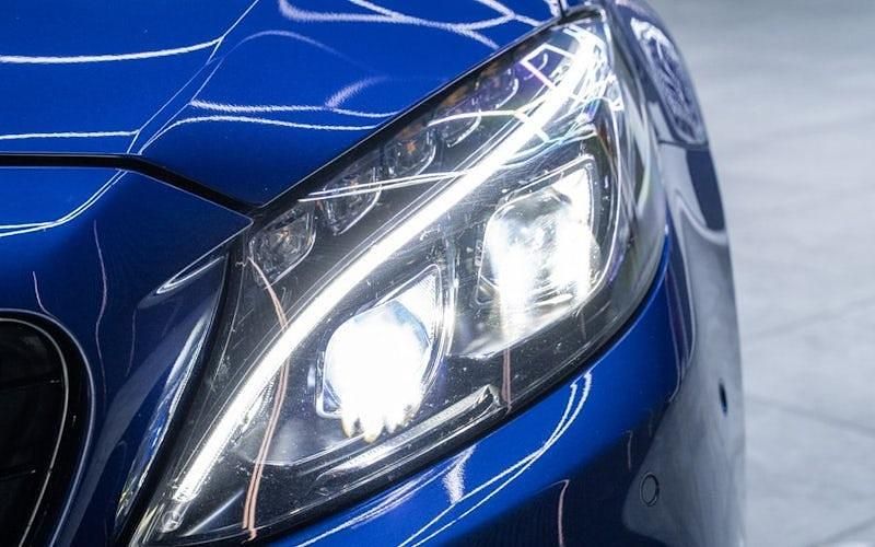 Used Mercedes C63 AMG Premium 476 HP (350 kW) 2018 Blue Estate