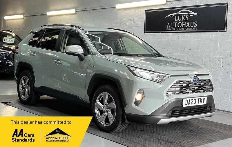 Green Used 2020 Toyota RAV4 Hybrid Design SUV | £15,895 (A bit pricey) - Image 1/4
