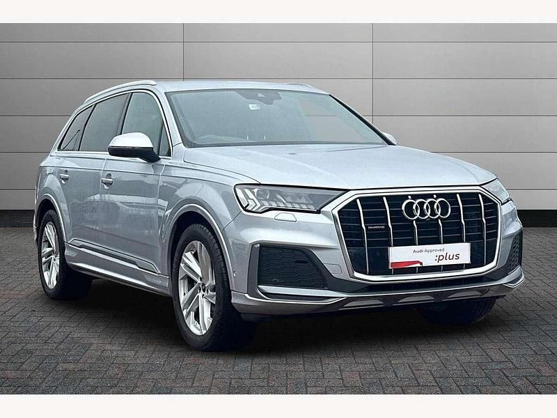 Floret silver Used 2021 Audi Q7 S-Line SUV | £39,491 (Good price) - Image 1/4