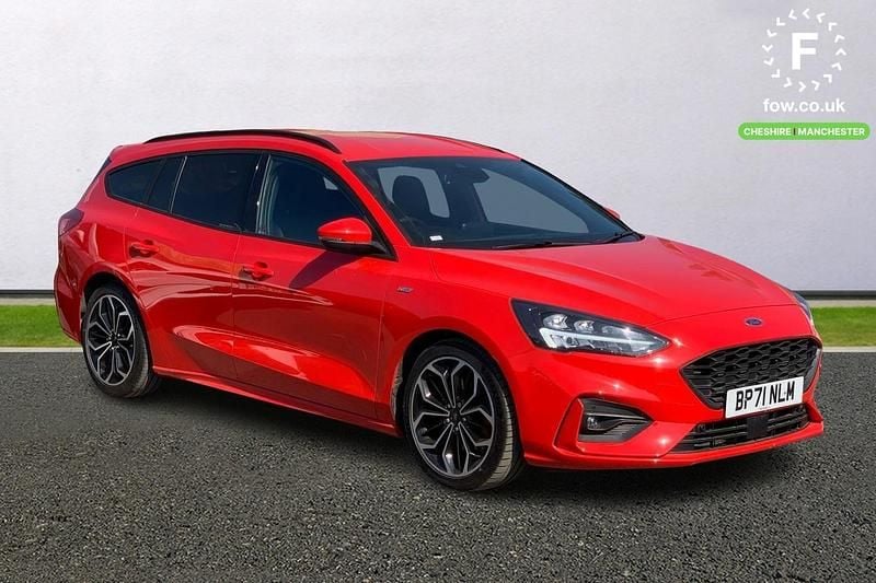 Red Used 2022 Ford Focus ST-Line X Estate | £16,999 (Fair price) - Image 1/4