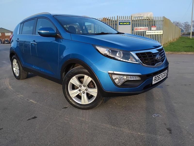 Begagnad Kia Sportage 115 HK (84 kW) 2013 Blå SUV