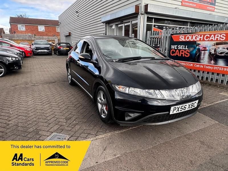 Black Used 2006 Honda Civic SE Hatchback | £1,095 (Fair price) - Image 1/4