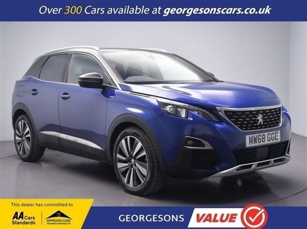 Blue Used 2019 Peugeot 3008 GT-line SUV | £8,400 (A bit pricey) - Image 1/1