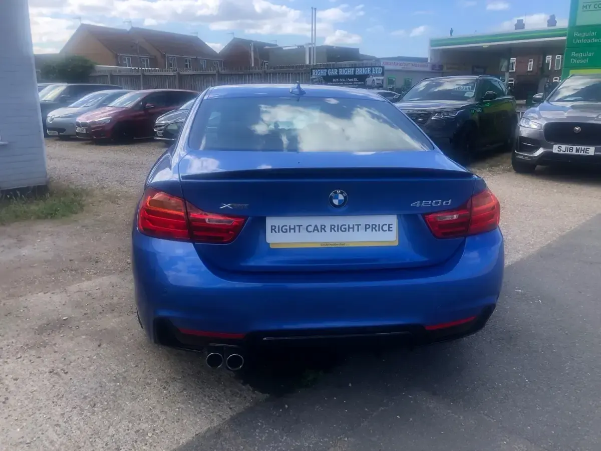Used BMW 420 Coupé M Sport 190 HP (139 kW) 2016 Blue Coupe