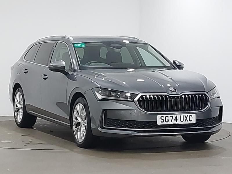 Grey Used 2024 Skoda Superb SE L Estate | £31,998 (Expensive) - Image 1/4
