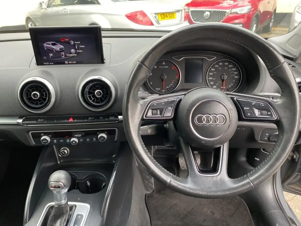 Begagnad Audi A3 Sport 150 HK (110 kW) 2019 Grå Sedan
