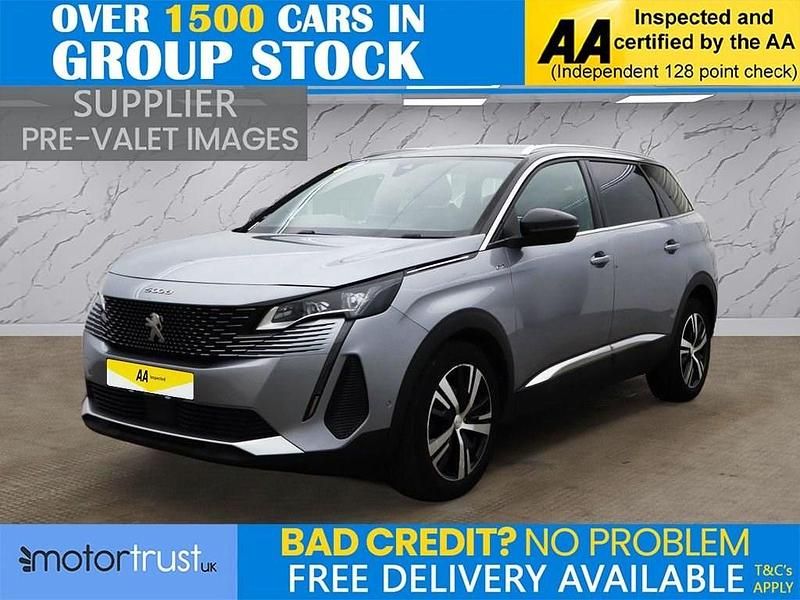 Grey Used 2021 Peugeot 5008 GT SUV | £19,895 (Fair price) - Image 1/4