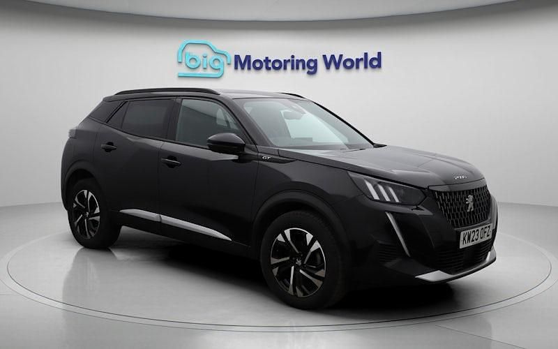 Black Used 2023 Peugeot 2008 GT SUV | £15,000 (Fair price) - Image 1/4
