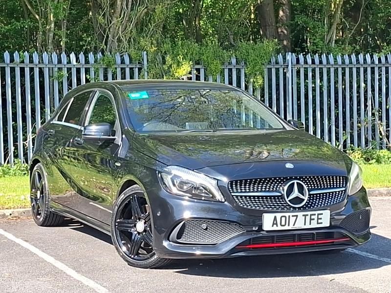 Used Mercedes A250 Premium 218 HP (160 kW) 2017 Black Hatchback