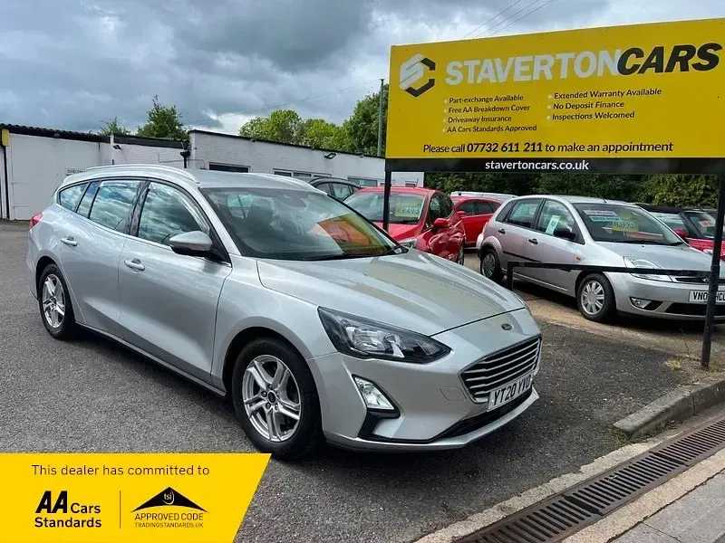 Begagnad Ford Focus Zetec 120 HK (88 kW) 2020 Silver Kombi
