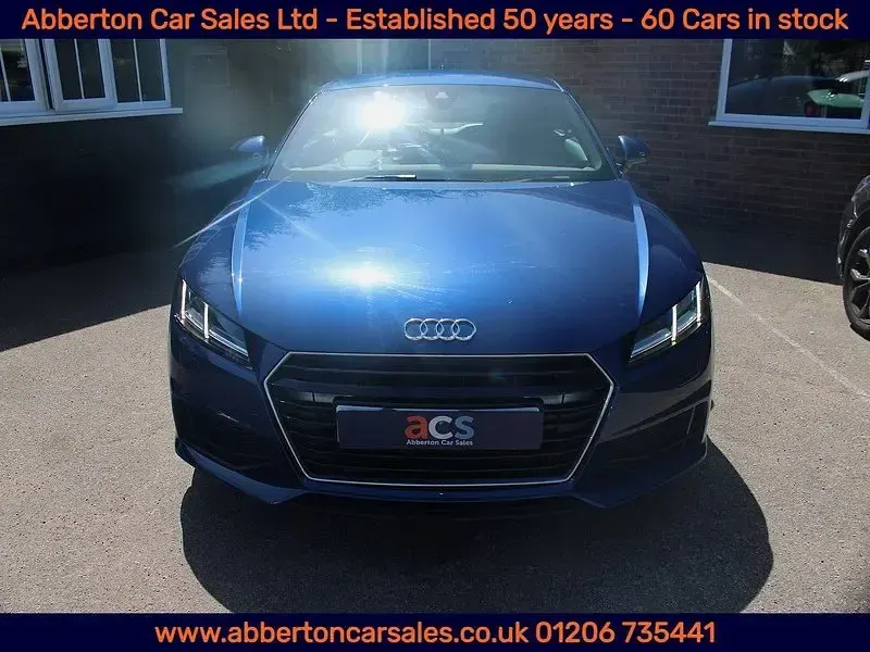 Used Audi TT S-Line 230 HP (169 kW) 2016 Blue Coupe