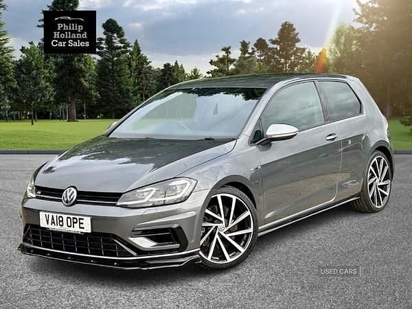 Grey Used 2018 VW Golf VII R Hatchback | £17,995 (Fair price) - Image 1/4