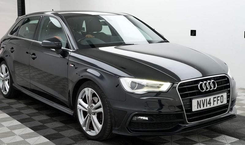Black Used 2014 Audi A3 S-Line Hatchback | £6,750 (Fair price) - Image 1/4