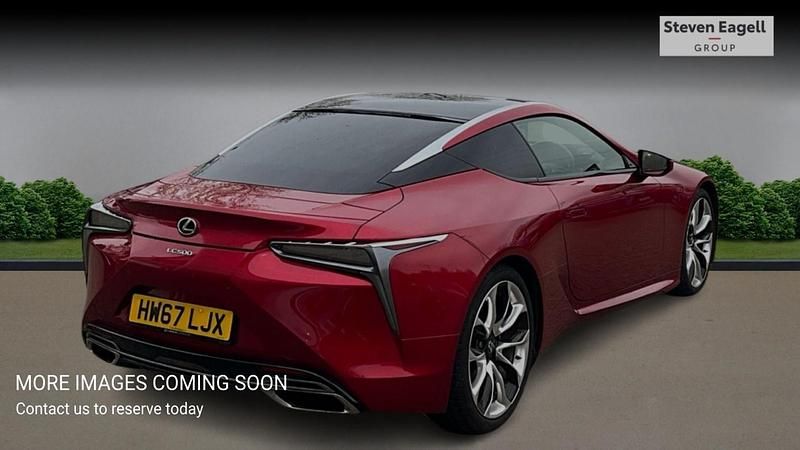 Used Lexus LC 500 Sport Line 2017 Red Coupe
