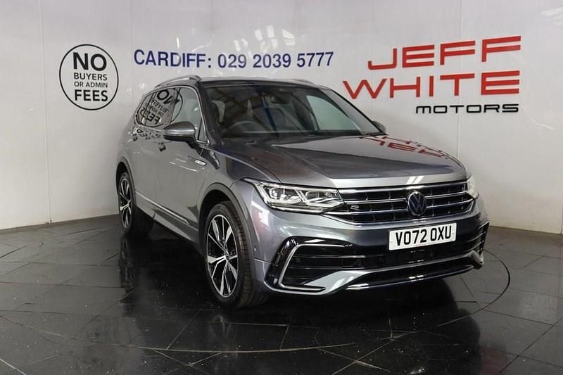 Grey Used 2022 VW Tiguan Allspace R-line SUV | £29,988 (Fair price) - Image 1/4