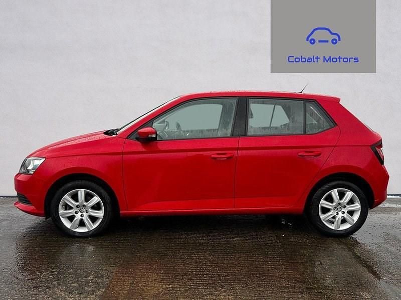 Used Skoda Fabia SE 90 HP (66 kW) 2017 Red Hatchback