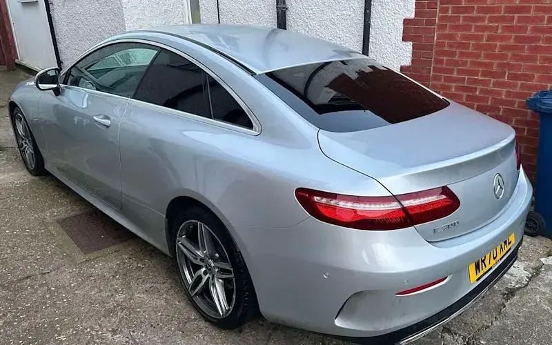 Used Mercedes E300 AMG Line Premium 245 HP (180 kW) 2020 Silver Coupe