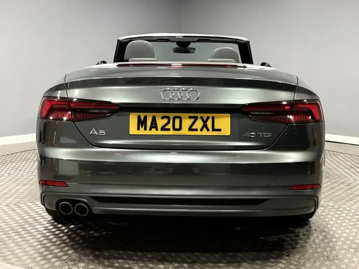 Used Audi A5 Cabriolet S-Line 190 HP (139 kW) 2020 Grey Cabriolet