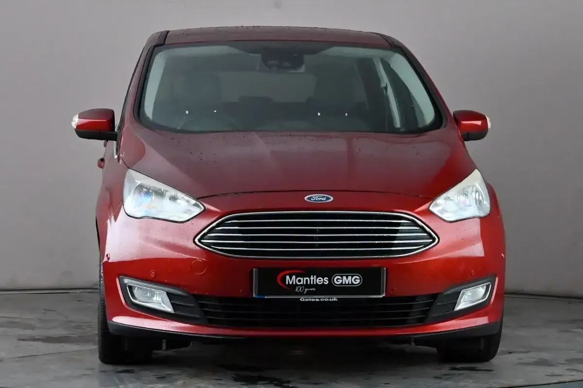 Used Ford C-MAX Titanium 125 HP (91 kW) 2016 Red MPV