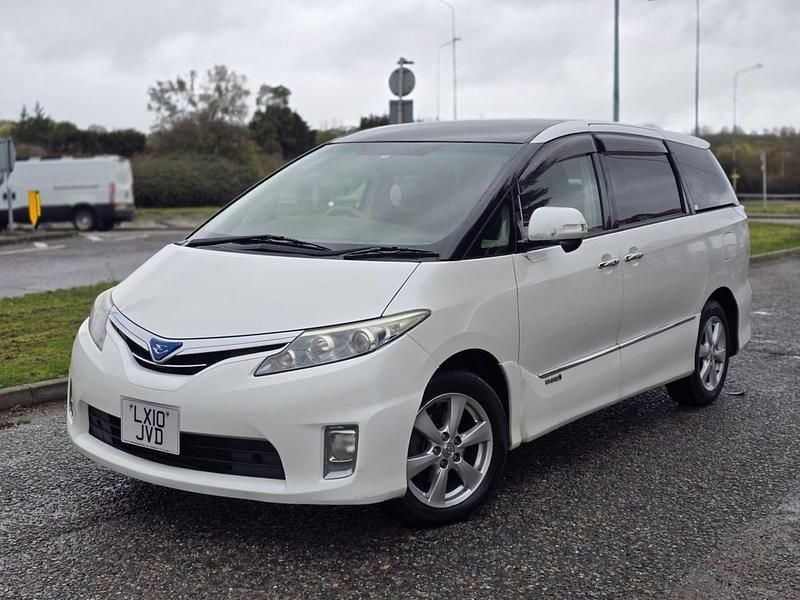 Used Toyota Estima Hybrid 2010 White MPV