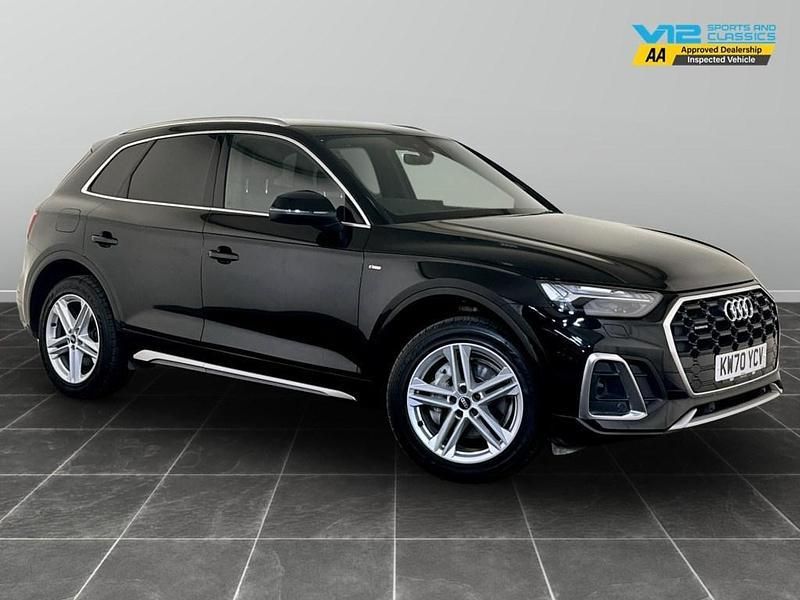 Black Used 2020 Audi Q5 S-Line SUV | £23,995 (Good price) - Image 1/2