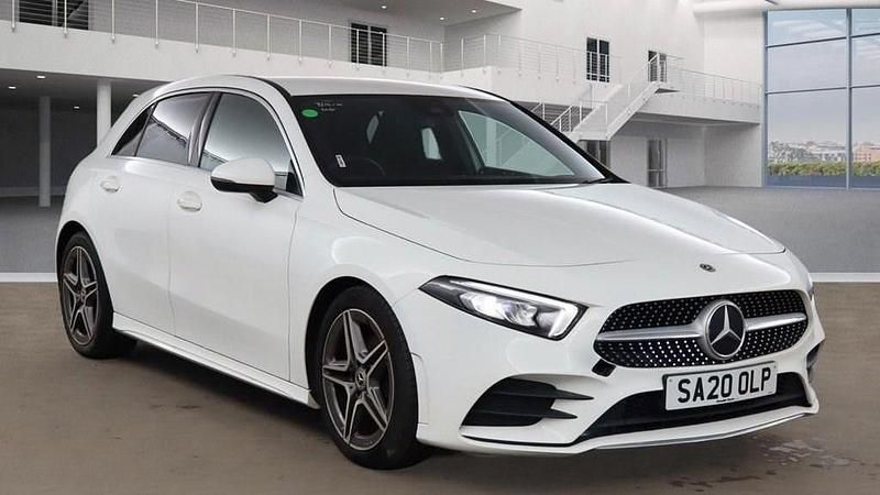 White Used 2020 Mercedes A200 AMG line Hatchback | £17,399 (Fair price) - Image 1/4