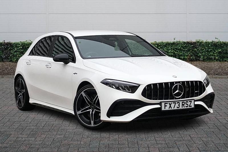 Used Mercedes A35 AMG Premium 2023 White Hatchback