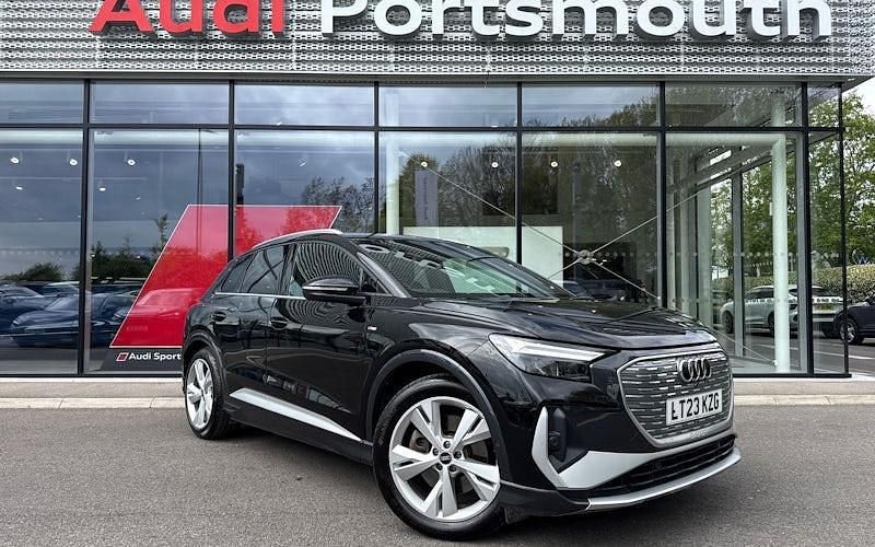 Used Audi Q4 e-tron S-Line 150 kW (204 HP) 2023 Black SUV