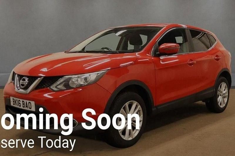 Used Nissan Qashqai Acenta 115 HP (84 kW) 2016 Red SUV
