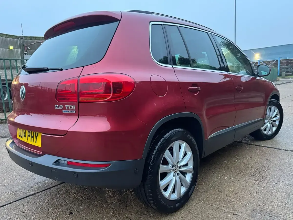 Second-hand VW Tiguan Match 2014 Roșu SUV
