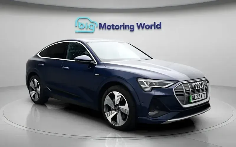 Used Audi e-tron Sportback S-Line 300 kW (408 HP) 2022 Blue SUV