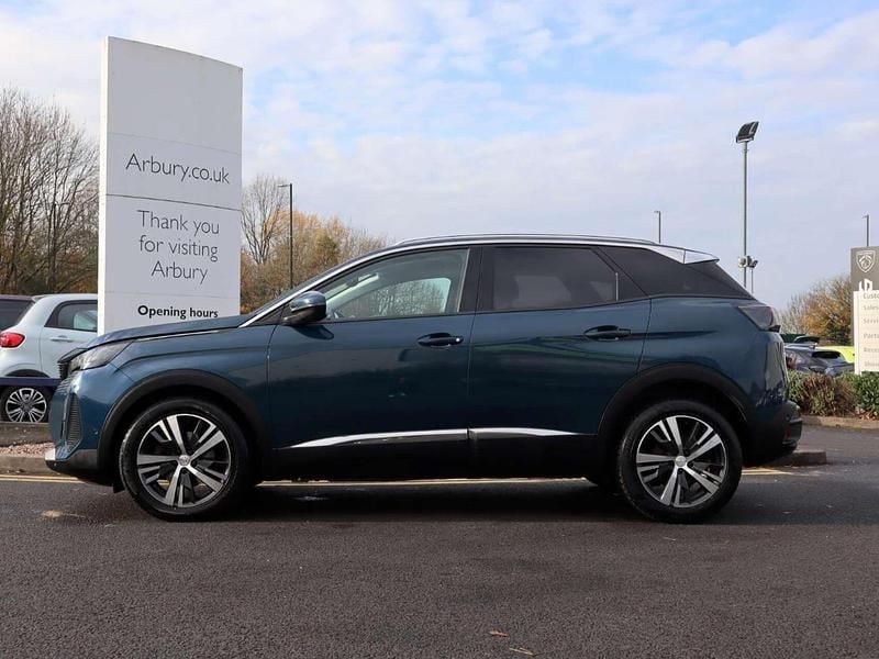 Blue Used 2021 Peugeot 3008 Allure Premium SUV | £13,988 (Fair price) - Image 1/2