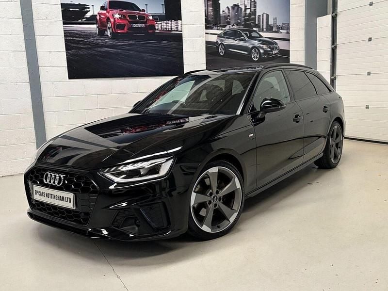 Used Audi A4 Black Edition 163 HP (119 kW) 2021 Black Estate
